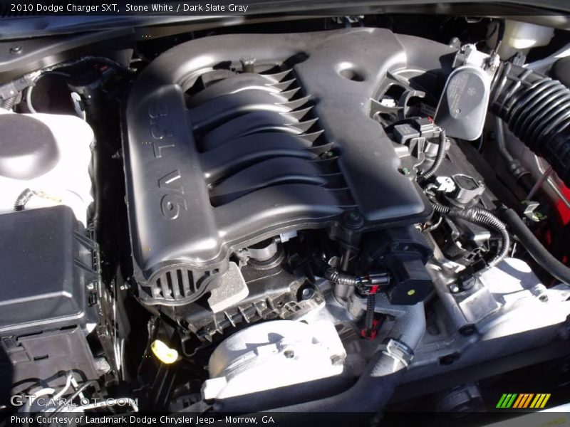 Stone White / Dark Slate Gray 2010 Dodge Charger SXT
