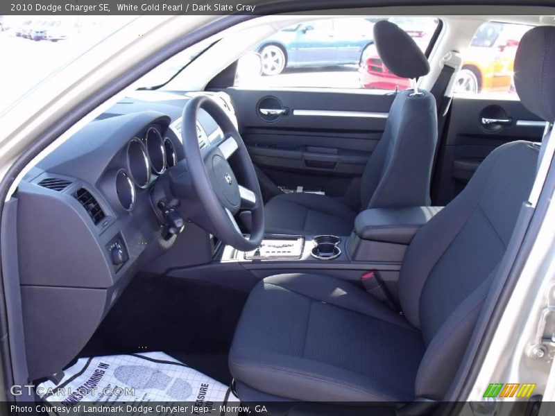 White Gold Pearl / Dark Slate Gray 2010 Dodge Charger SE