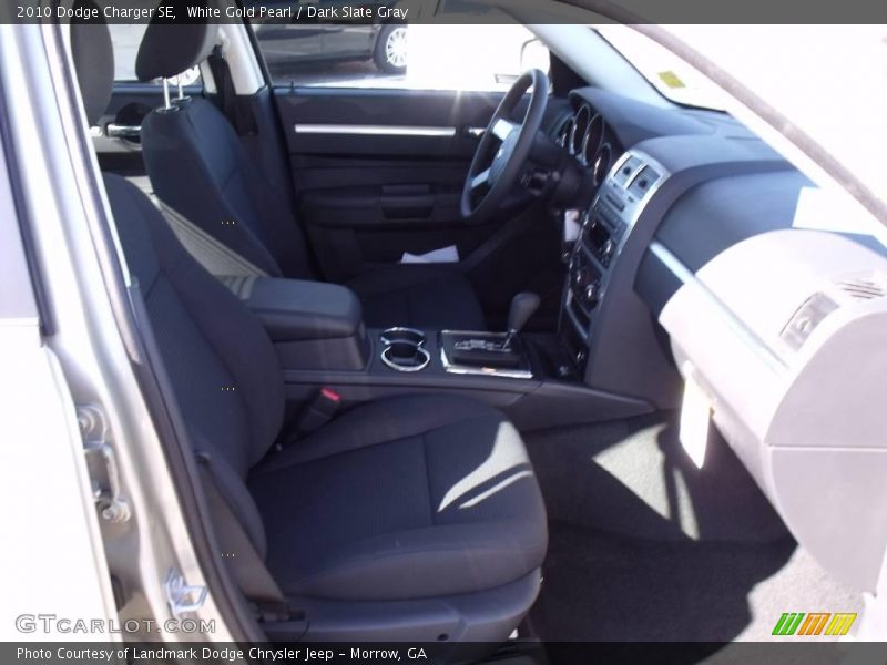 White Gold Pearl / Dark Slate Gray 2010 Dodge Charger SE