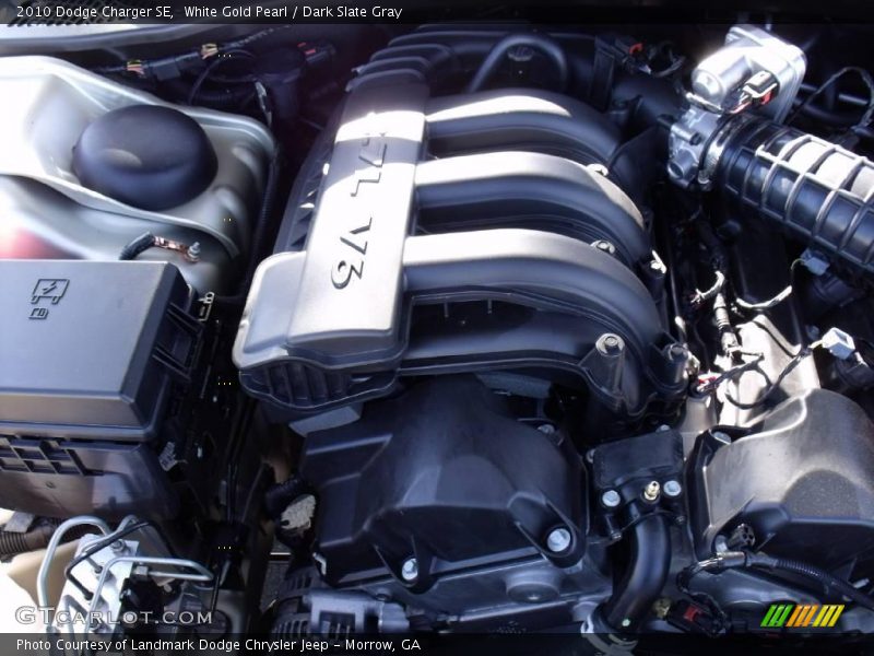 White Gold Pearl / Dark Slate Gray 2010 Dodge Charger SE