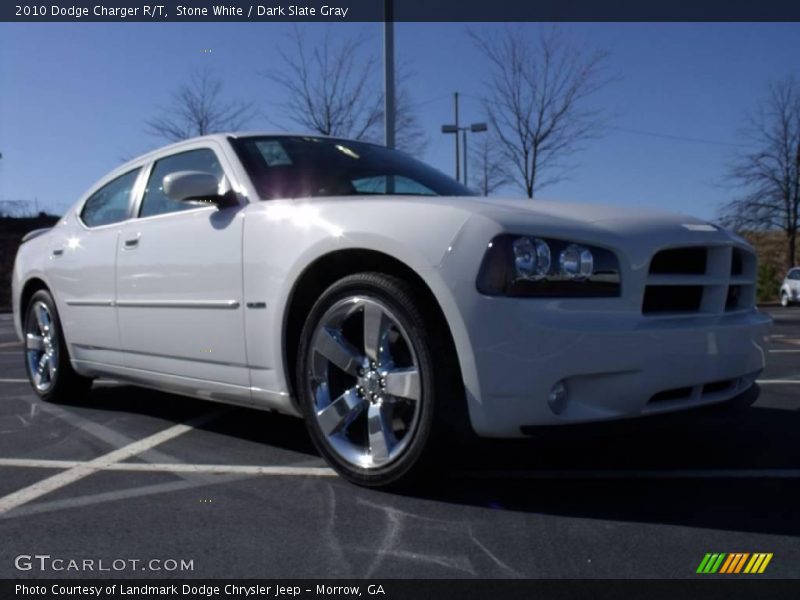 Stone White / Dark Slate Gray 2010 Dodge Charger R/T