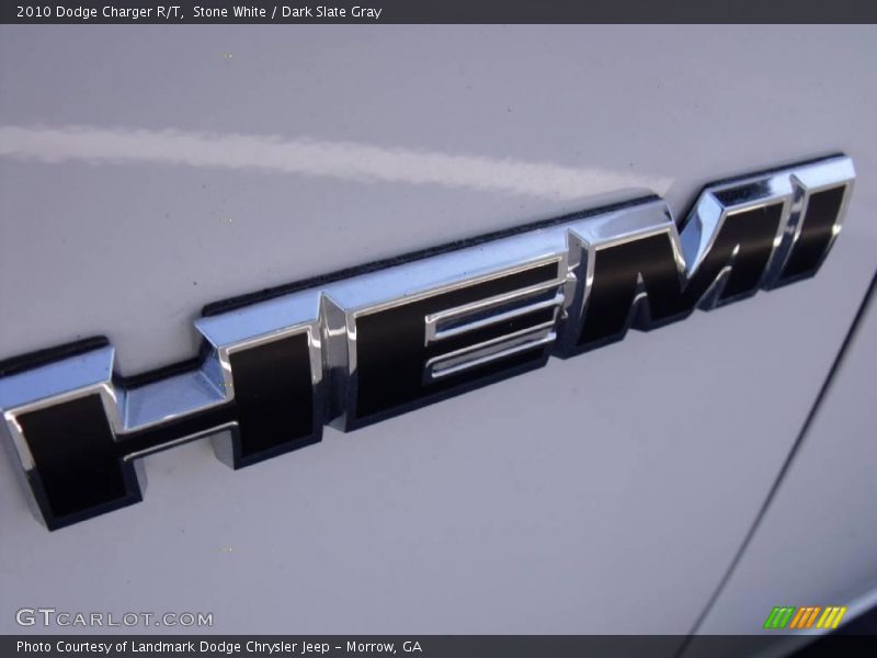 Stone White / Dark Slate Gray 2010 Dodge Charger R/T