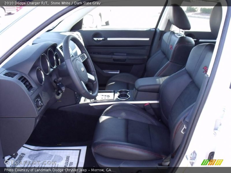 Stone White / Dark Slate Gray 2010 Dodge Charger R/T