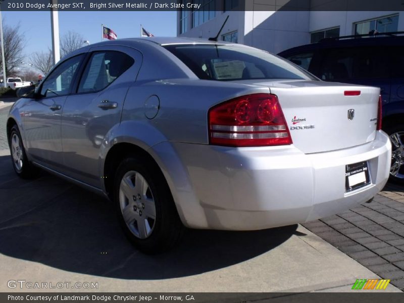Bright Silver Metallic / Dark Slate Gray 2010 Dodge Avenger SXT