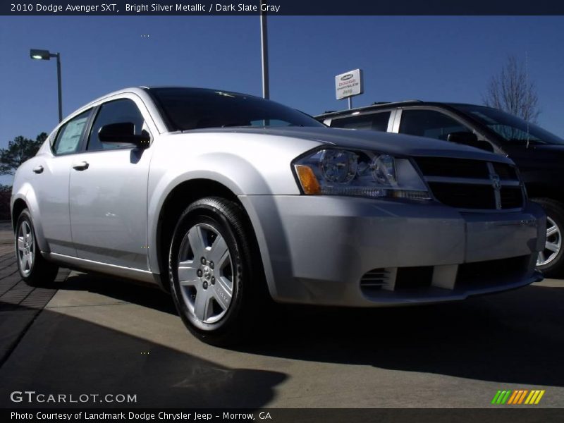 Bright Silver Metallic / Dark Slate Gray 2010 Dodge Avenger SXT