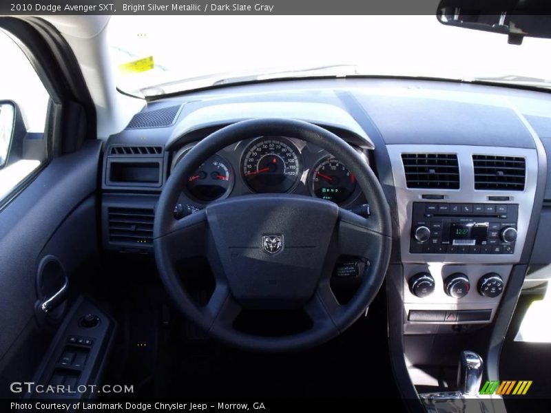 Bright Silver Metallic / Dark Slate Gray 2010 Dodge Avenger SXT