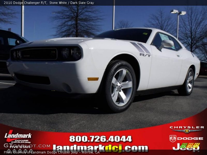 Stone White / Dark Slate Gray 2010 Dodge Challenger R/T