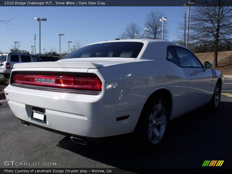 Stone White / Dark Slate Gray 2010 Dodge Challenger R/T