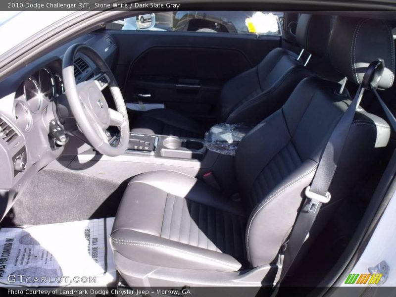 Stone White / Dark Slate Gray 2010 Dodge Challenger R/T