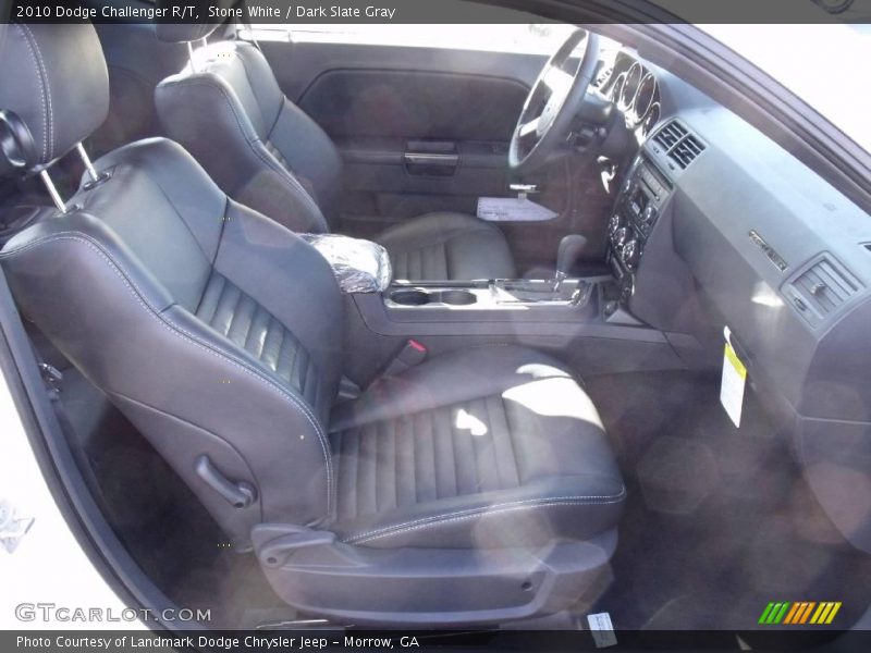Stone White / Dark Slate Gray 2010 Dodge Challenger R/T