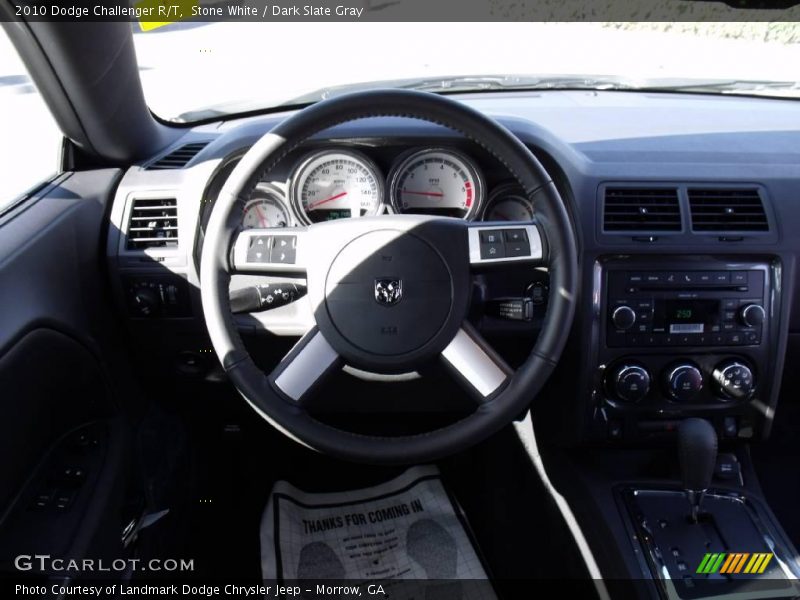 Stone White / Dark Slate Gray 2010 Dodge Challenger R/T