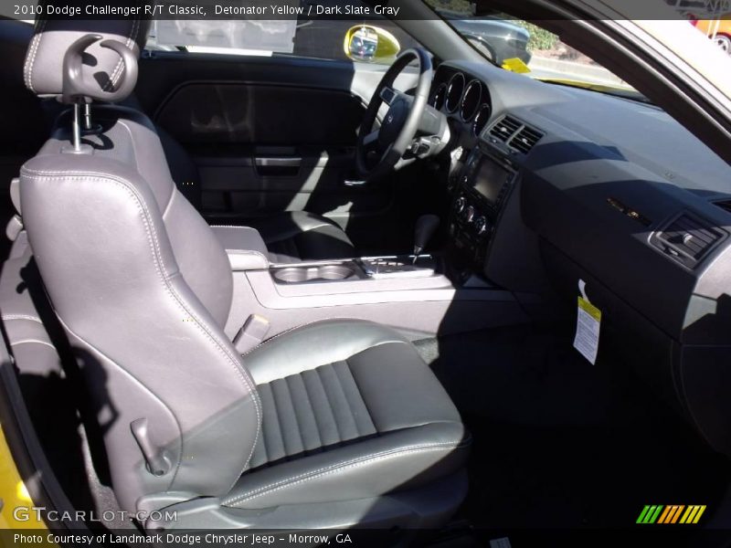 Detonator Yellow / Dark Slate Gray 2010 Dodge Challenger R/T Classic