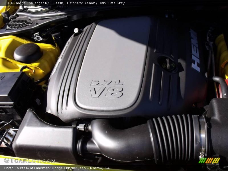 Detonator Yellow / Dark Slate Gray 2010 Dodge Challenger R/T Classic