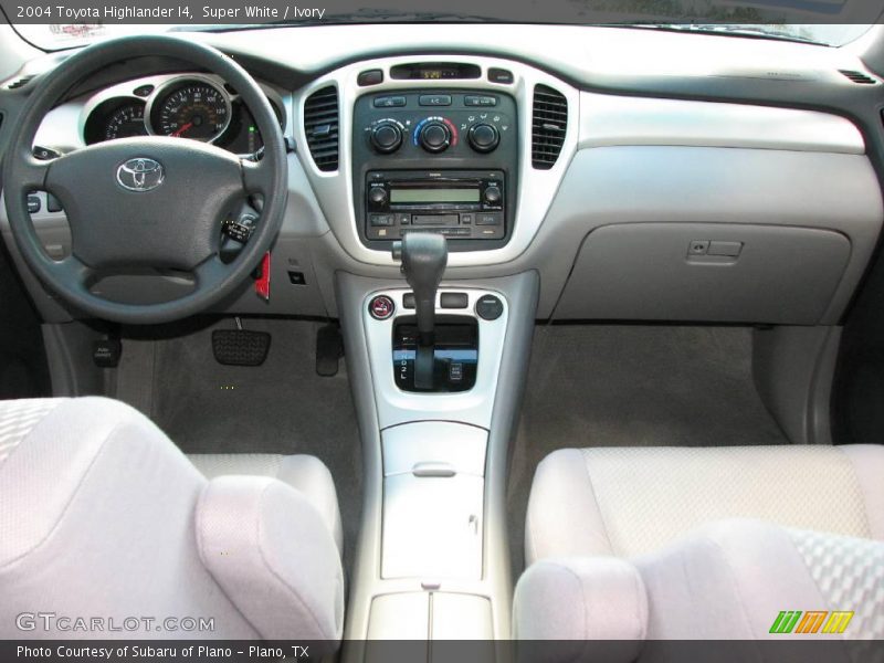 Super White / Ivory 2004 Toyota Highlander I4