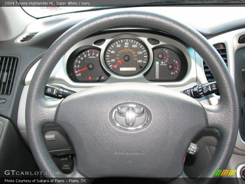 Super White / Ivory 2004 Toyota Highlander I4