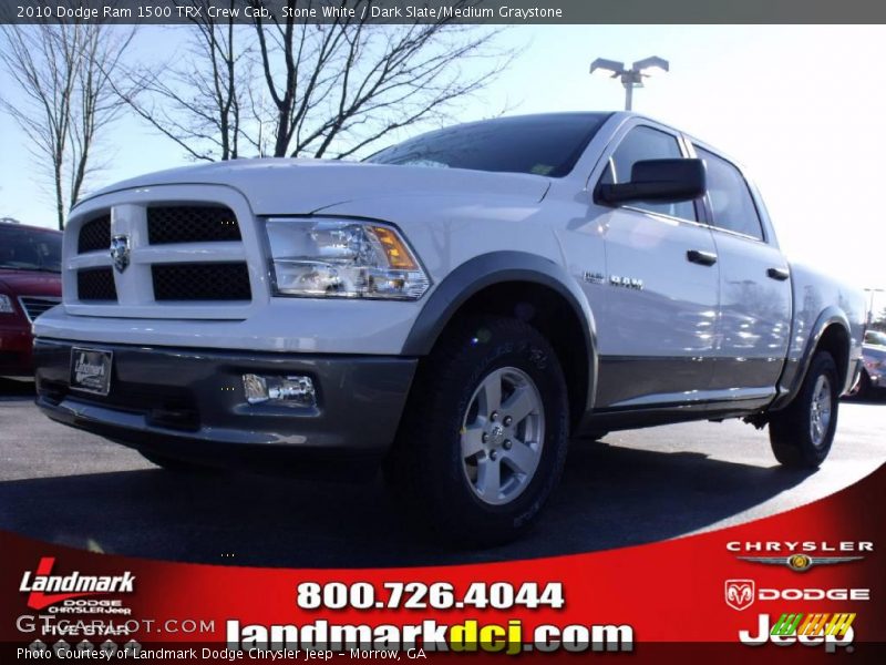 Stone White / Dark Slate/Medium Graystone 2010 Dodge Ram 1500 TRX Crew Cab