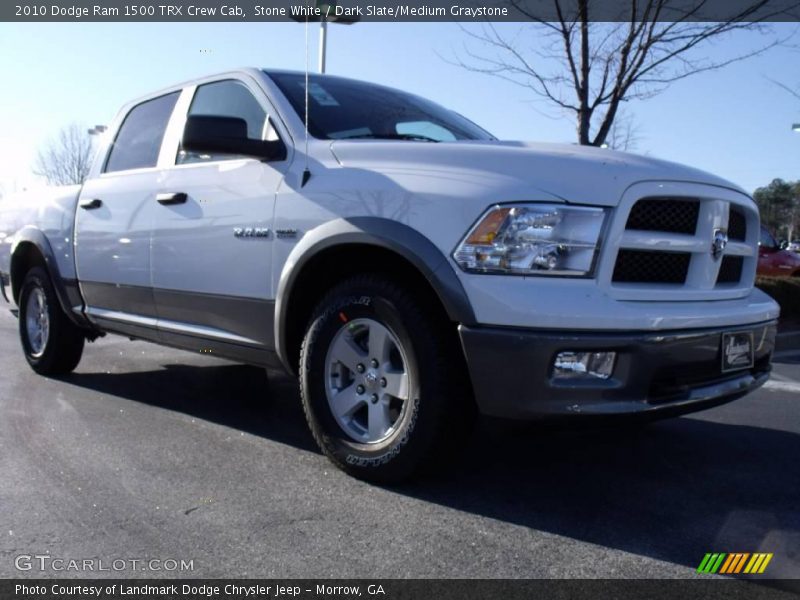 Stone White / Dark Slate/Medium Graystone 2010 Dodge Ram 1500 TRX Crew Cab