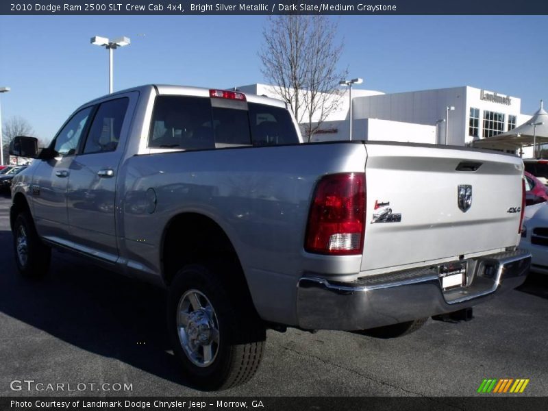 Bright Silver Metallic / Dark Slate/Medium Graystone 2010 Dodge Ram 2500 SLT Crew Cab 4x4