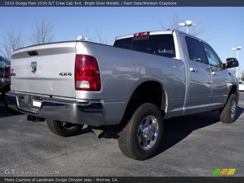 Bright Silver Metallic / Dark Slate/Medium Graystone 2010 Dodge Ram 2500 SLT Crew Cab 4x4