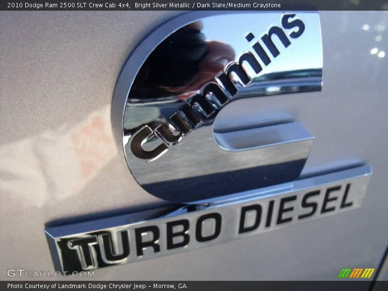 Bright Silver Metallic / Dark Slate/Medium Graystone 2010 Dodge Ram 2500 SLT Crew Cab 4x4