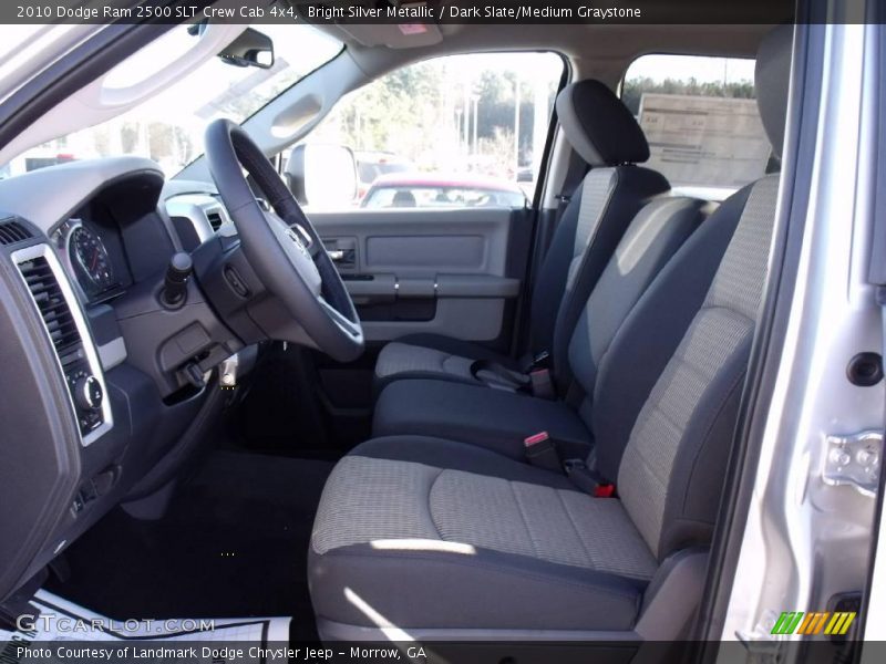 Bright Silver Metallic / Dark Slate/Medium Graystone 2010 Dodge Ram 2500 SLT Crew Cab 4x4