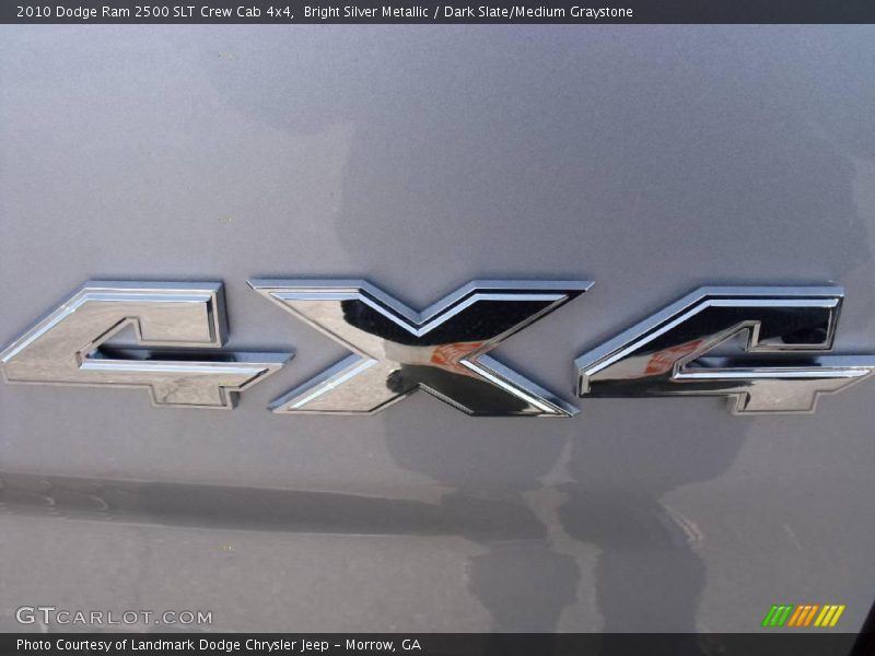 Bright Silver Metallic / Dark Slate/Medium Graystone 2010 Dodge Ram 2500 SLT Crew Cab 4x4