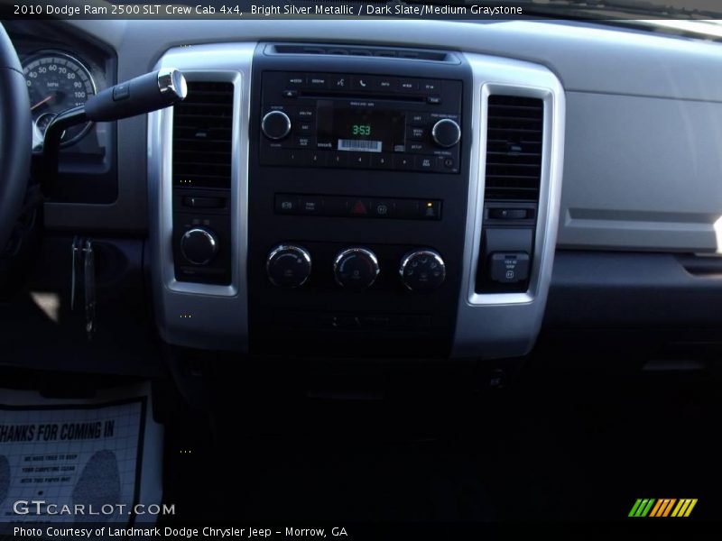 Bright Silver Metallic / Dark Slate/Medium Graystone 2010 Dodge Ram 2500 SLT Crew Cab 4x4