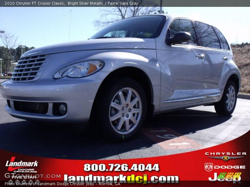 Bright Silver Metallic / Pastel Slate Gray 2010 Chrysler PT Cruiser Classic