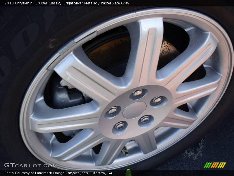 Bright Silver Metallic / Pastel Slate Gray 2010 Chrysler PT Cruiser Classic