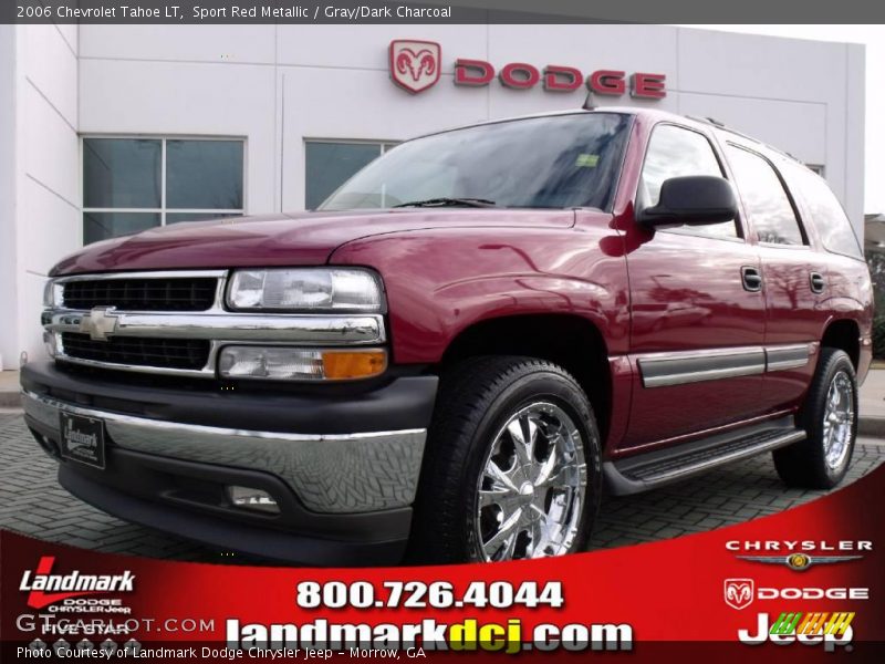 Sport Red Metallic / Gray/Dark Charcoal 2006 Chevrolet Tahoe LT