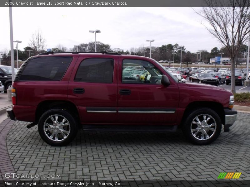 Sport Red Metallic / Gray/Dark Charcoal 2006 Chevrolet Tahoe LT