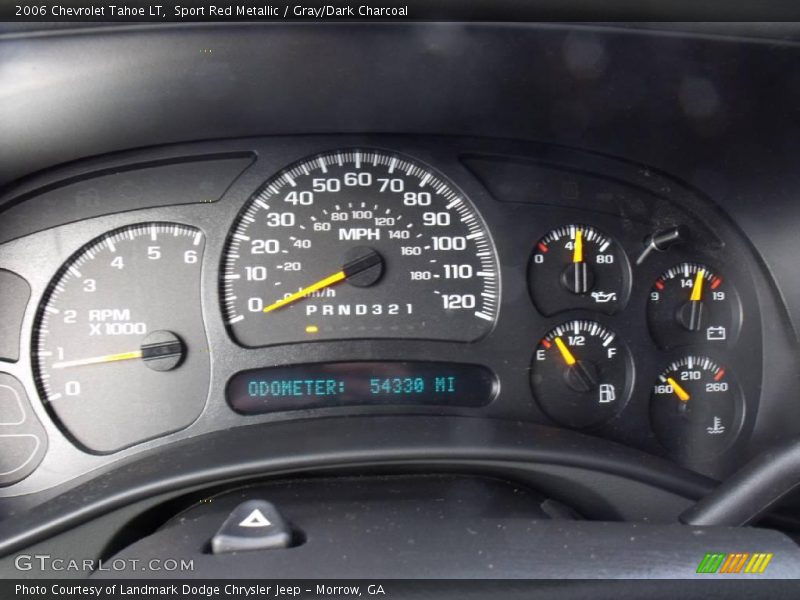Sport Red Metallic / Gray/Dark Charcoal 2006 Chevrolet Tahoe LT