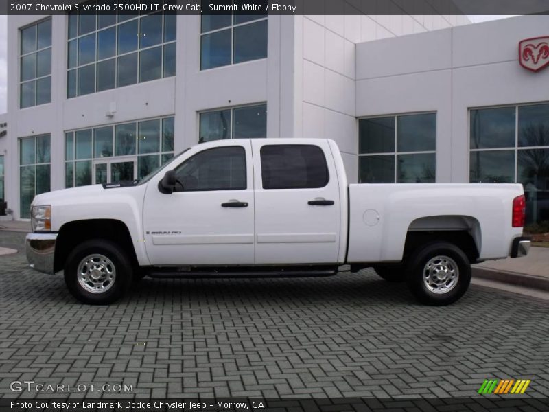 Summit White / Ebony 2007 Chevrolet Silverado 2500HD LT Crew Cab