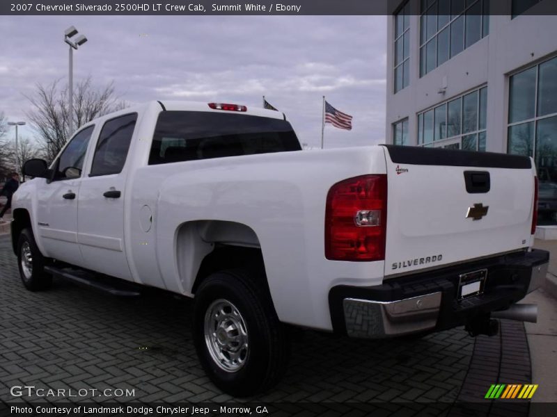 Summit White / Ebony 2007 Chevrolet Silverado 2500HD LT Crew Cab
