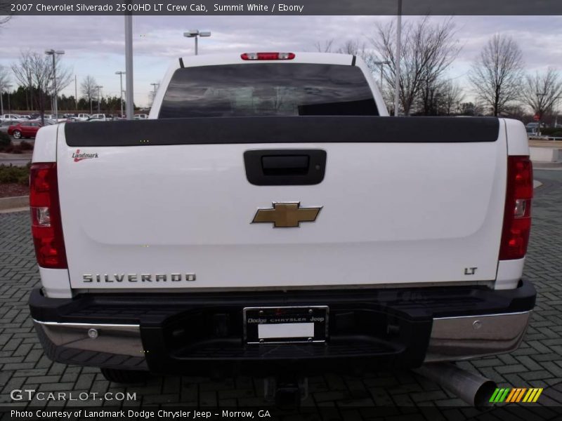 Summit White / Ebony 2007 Chevrolet Silverado 2500HD LT Crew Cab