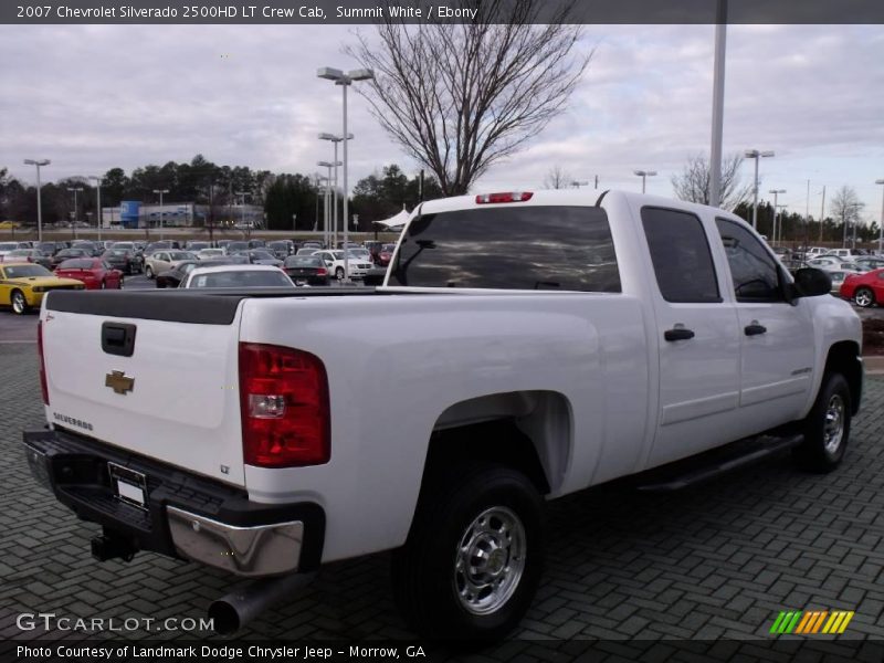 Summit White / Ebony 2007 Chevrolet Silverado 2500HD LT Crew Cab