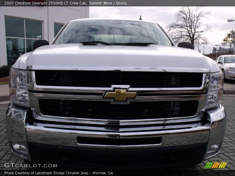 Summit White / Ebony 2007 Chevrolet Silverado 2500HD LT Crew Cab