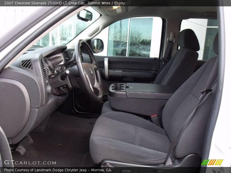 Summit White / Ebony 2007 Chevrolet Silverado 2500HD LT Crew Cab