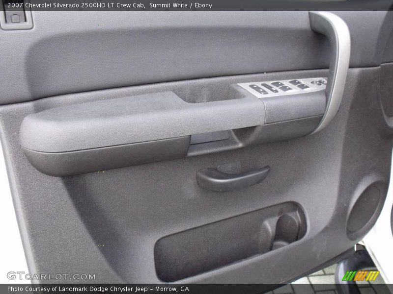 Summit White / Ebony 2007 Chevrolet Silverado 2500HD LT Crew Cab