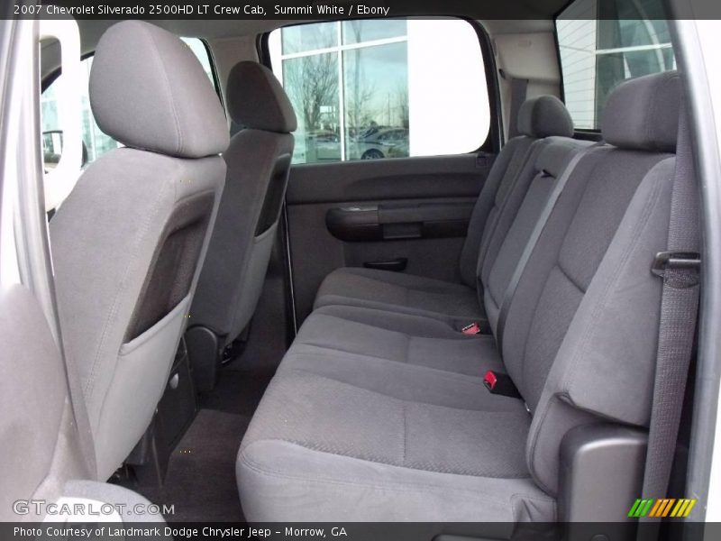 Summit White / Ebony 2007 Chevrolet Silverado 2500HD LT Crew Cab
