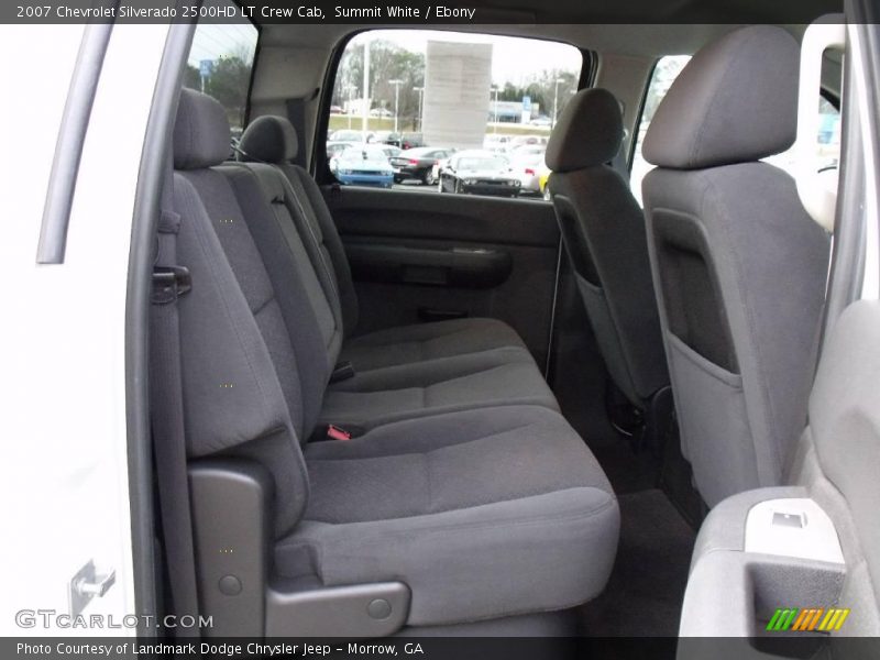 Summit White / Ebony 2007 Chevrolet Silverado 2500HD LT Crew Cab