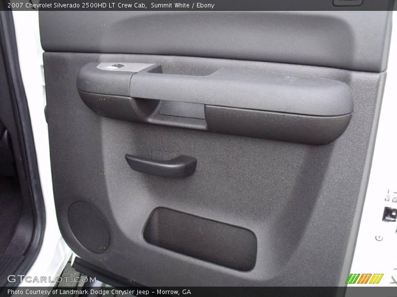 Summit White / Ebony 2007 Chevrolet Silverado 2500HD LT Crew Cab