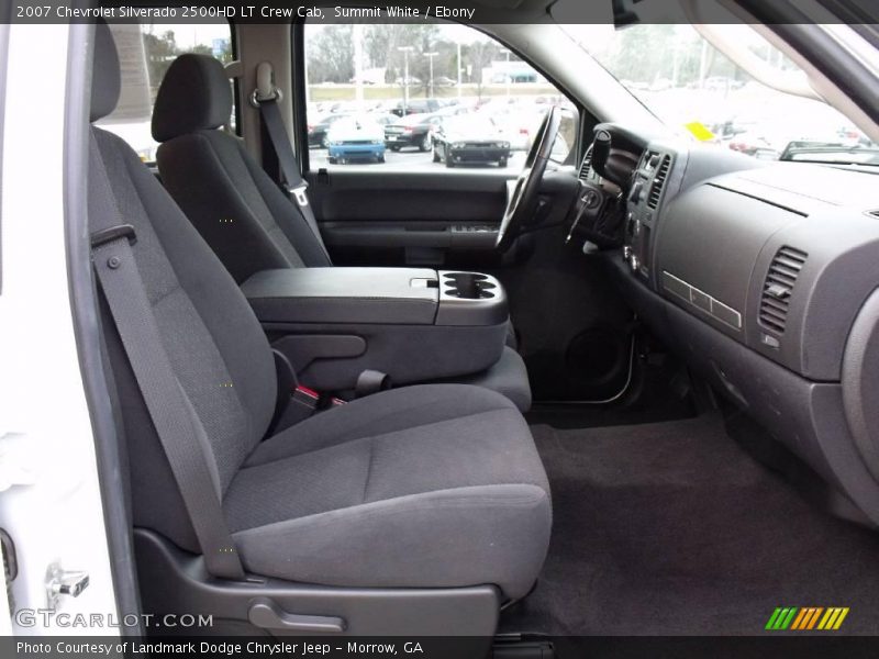 Summit White / Ebony 2007 Chevrolet Silverado 2500HD LT Crew Cab