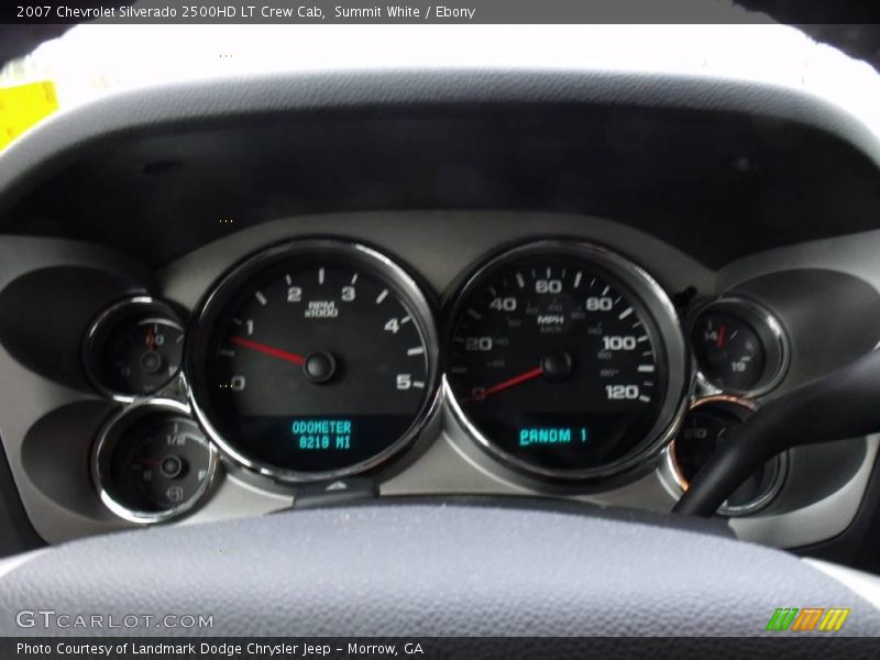 Summit White / Ebony 2007 Chevrolet Silverado 2500HD LT Crew Cab
