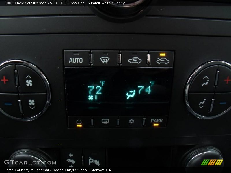 Summit White / Ebony 2007 Chevrolet Silverado 2500HD LT Crew Cab