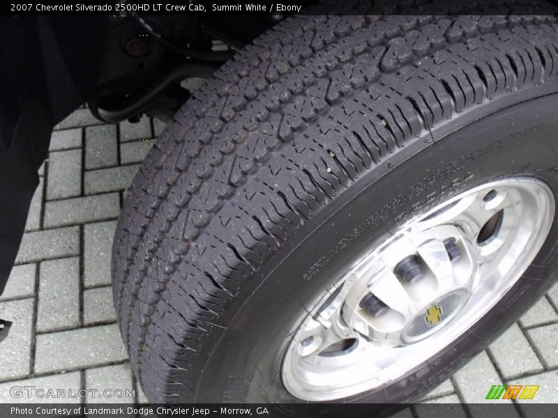 Summit White / Ebony 2007 Chevrolet Silverado 2500HD LT Crew Cab