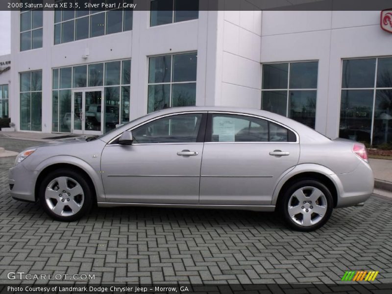 Silver Pearl / Gray 2008 Saturn Aura XE 3.5