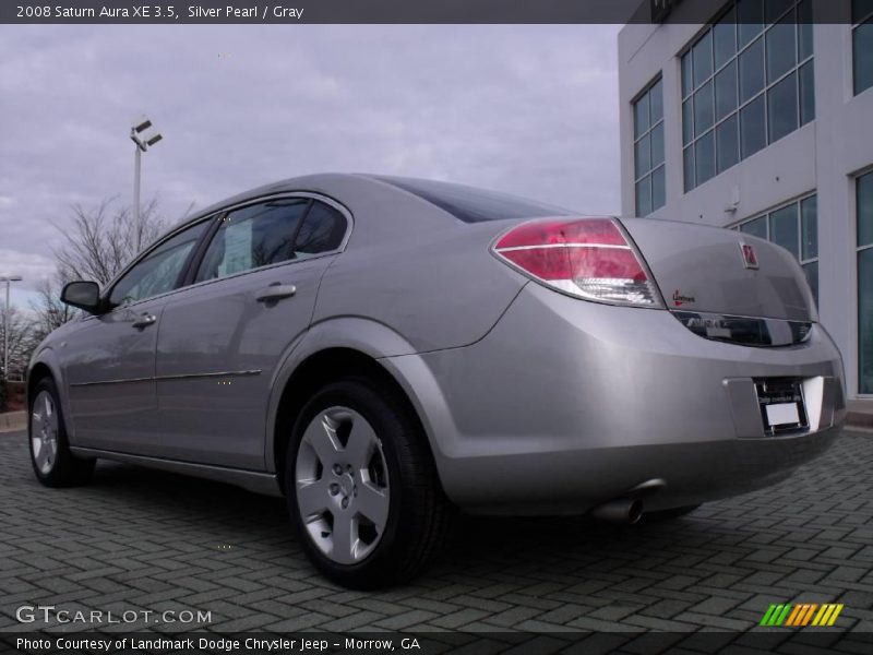 Silver Pearl / Gray 2008 Saturn Aura XE 3.5