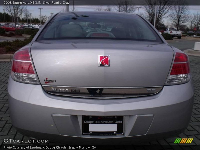 Silver Pearl / Gray 2008 Saturn Aura XE 3.5