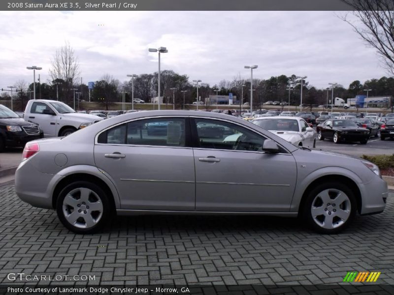 Silver Pearl / Gray 2008 Saturn Aura XE 3.5